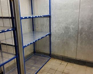 Vfd137 - Heavy Duty Metal Shelf Unit 77" x 48" x 24" (Used in Walk-in Freezer)