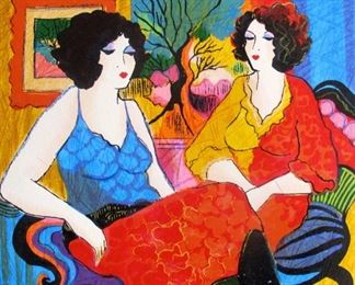Patricia Govezensky Waiting For You Serigraph