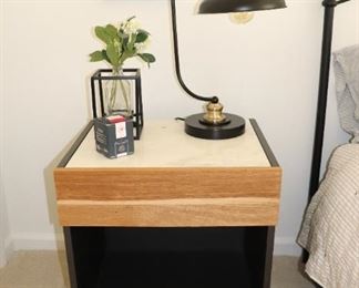 Four Hands Holland Marble Top Nightstand 