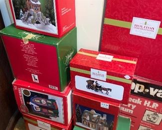 Holiday Ceramic House Sets 