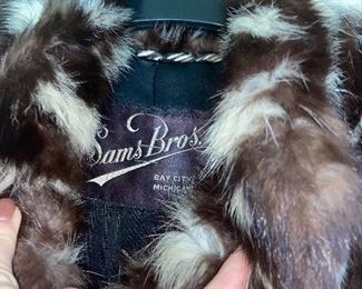 Skunk Fur Coat - Sams Bro’s Bay City, MI. 