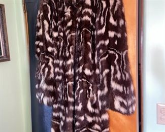 Skunk Fur Coat 