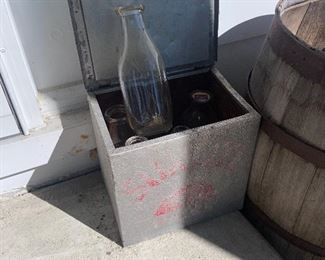 Milk Bottles in Carry Case 