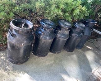 Metal Milk Cans 