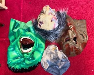 Vintage Halloween Masks 