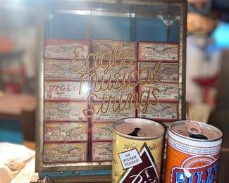 Eagle musical strings advertising case