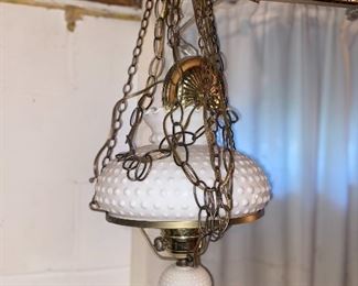 Milk Glass Lamp