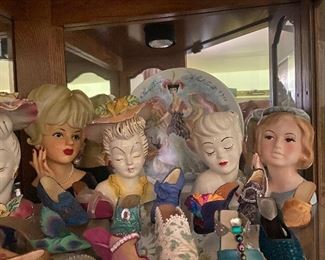 Collectible Shoes & Head Vases 