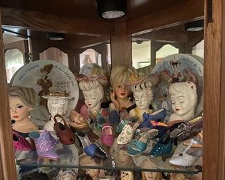 Collectible Shoes & Head Vases 