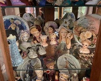 Collectible Shoes & Head Vases 