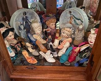 Collectible Shoes & Head Vases 
