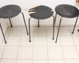 Danish modern stools
