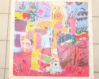 Signed numbered print
