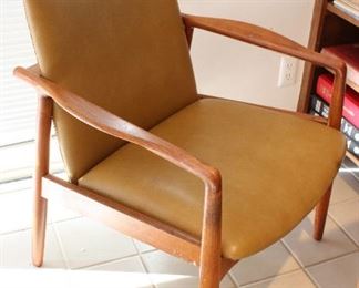 Vintage William Watting teak mid-century armchair