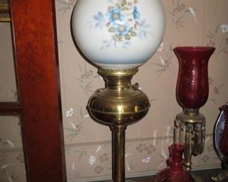 Ornate Antique Table Lamps