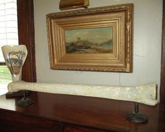 Giraffe Hand Carved Leg Bone 