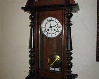 Porcelain Faced Antique Clock