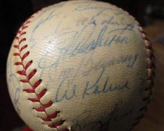 Signed Al Kaline Baseball