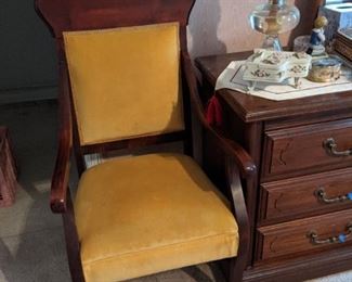 Antique parlor chair