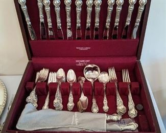 Wallace Sterling flatware "Violet" pattern