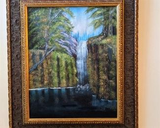 Waterfall painting 