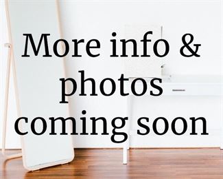 We will be adding more photos as we continue setting up for this sale.