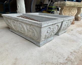 Concrete planters 