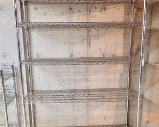 chrome shelf / rolling shelf