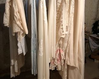 Vintage table linens.