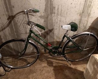 Vintage Schwinn women’s bicycle.