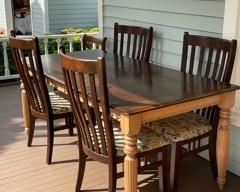 Canadel table chairs