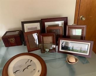 Assorted wood frames $1-$5 ea