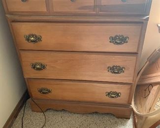 Chest of drawers - third drawer needs repair work. $35