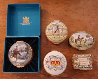Halcyon Days enamel boxes
