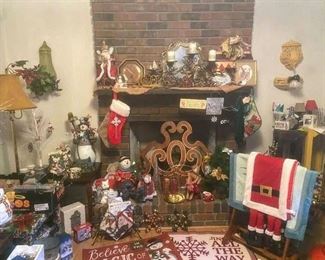 Many beautiful Christmas items