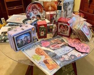 Huge “I love Lucy” collection.  Shirley Temple  and more
