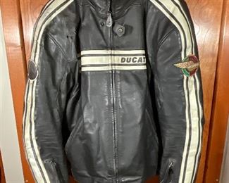 Vintge 1980's Ducati Leather Jacket