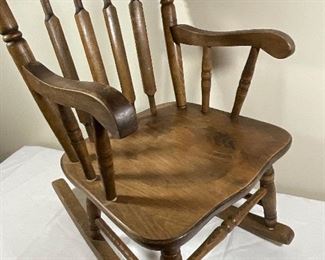 Kids Antique Rocking Chair