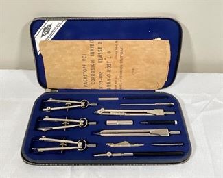 Vintage Drafting Set