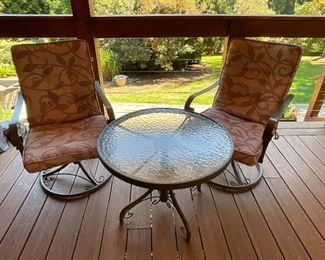 Outdoor Chairs and table
