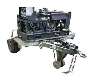 25. CHASSIS 1 12 Ton Two Wheel Trailer Generator Not Included