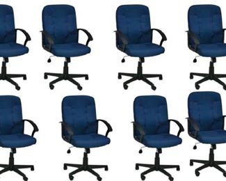 63. Eight 8 Rolling Office Chairs