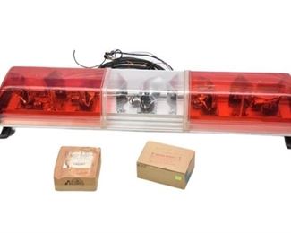69. Red and White Light Bar