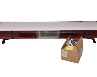 70. Red and White Light Bar