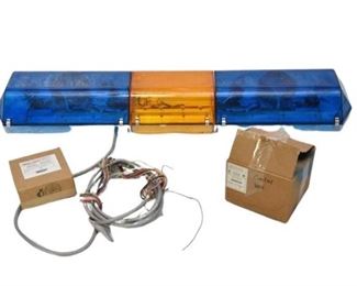 71. Blue and Orange Light Bar