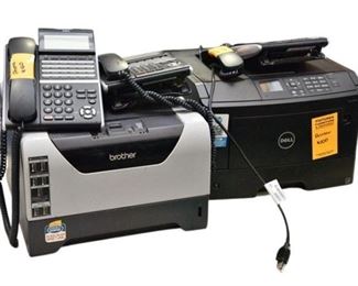 74. Group Lot Of Printers and Telephones