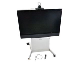 76. TANDBERG Camera and Monitor on Stand