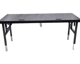 128. Folding Table with Outlets