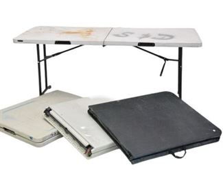 159. Four 4 Folding Tables
