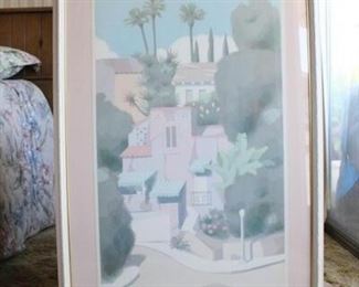 Vintage William Buffet Framed Art Print